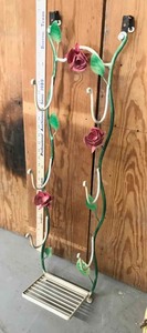 lot 643 image: Vintage Wrought Iron Wall Holder