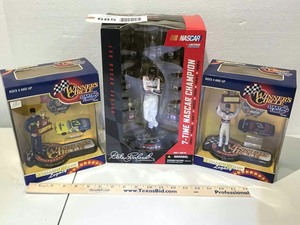 lot 685 image: (3) Dale Earnhardt Action, Deluxe Box Set 7 Time NASCAR Champion, Winners Circle Championship Legacy 1986 & 1994