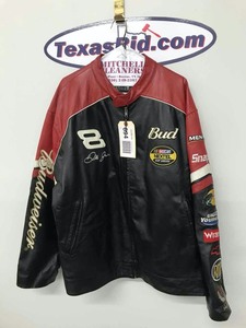 lot 694 image: Leather Jacket, Dale Earnhardt Jr. (size XL)