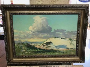lot 752 image: Original Painting A Summer Morning on Padre Island by Bill Zaner