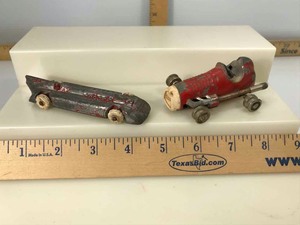 lot 815 image: (2) Vintage Toy Cars Schuco Speed Racer and Fast Racing Car