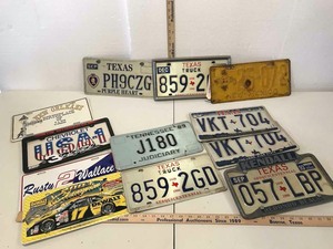 lot 846 image: Asst. License Plates and Plate Covers