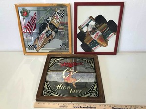 lot 851 image: (3) Advertising Framed Images  Miller