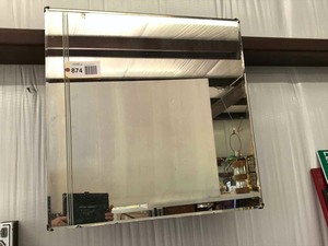 lot 874 image: Antique Mirror, Beveled, Art Deco Style
