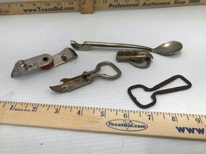 lot 890 image: (5) Church Keys Seven Oaks, Pearl, 3 Asst.