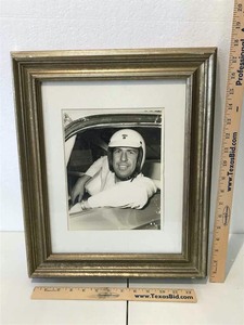 lot 946 image: Framed Photo Ned Jarrett