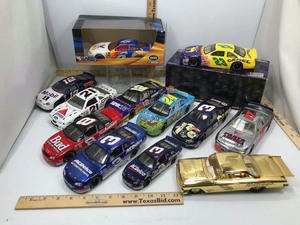 lot 963 image: (12) Die Cast Cars, Assorted, (1) Coin Bank