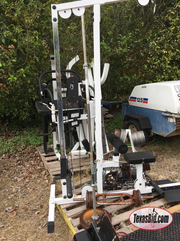 lot 15 image: Exercise Equipment & Weights unknown condition