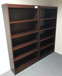 lot 110 image: (2) Bookshelves, 72 in X 36 in X 12 in