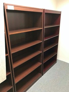 lot 112 image: (2) Bookshelves, 72 in X 36 in X 12 in