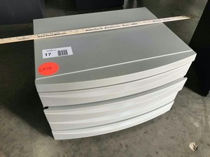 lot 17 image: Four-Drawer Cabinet (metal & plastic)