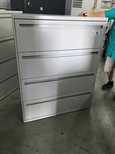 lot 29 image: Hon Four-Drawer Lateral File, LegalLetter, No Keys