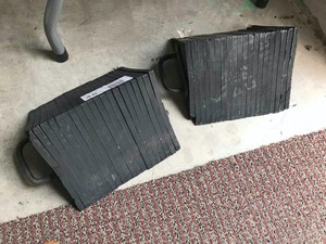 lot 48 image: (2) Rubber Wheel Chocks