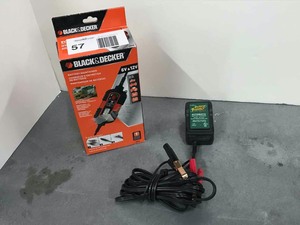 lot 57 image: Battery Tender Model 021-0123, B&D Battery Maintainer BM3B 6-12V