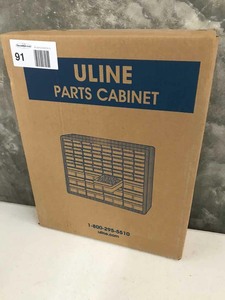 lot 91 image: Uline Parts Cabinet