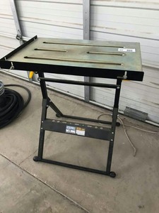 lot 95 image: Chicago Electric Welding Table
