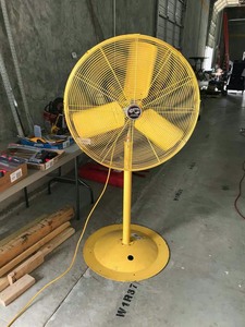 lot 96 image: Hampton Bay Pedestal Fan, 30 Inch, Model FE6-755110L