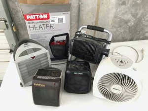 lot 98 image: (6) Assorted Portable Electric Heaters