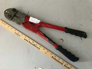 lot 115 image: Cable Crimpers, 21 inch, 316, 18, 332, 116