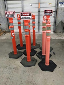 lot 124 image: (8) Safety Poles