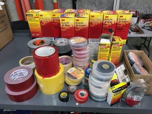 lot 127 image: Assorted Vinyl Electrical Tape