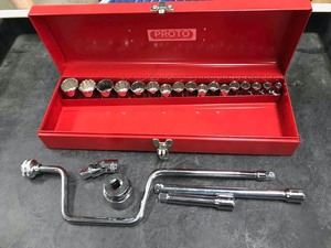 lot 142 image: Proto Sockets, Proto Speedwrench, Proto Universal Joint Drive & Other Tools