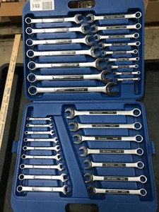lot 148 image: Westward Combination Wrench Set SAEMetric
