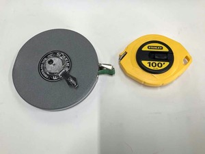 lot 162 image: Tape Reels - Stanley 100 ft. Sokkia Elson
