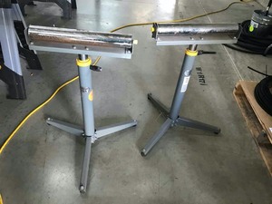 lot 211 image: Material Roller Stands (2)