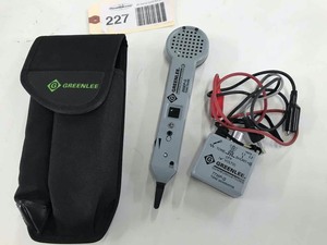 lot 227 image: Greenlee Communications 701KG Tone & Probe Tracing Kit