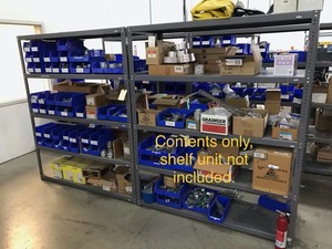 lot 270 image: Large lot of assorted electrical supplies (see photos for description) shelf not included