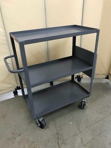 lot 278 image: Metal Three Tier Cart, 47 X 38 X 20