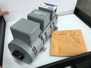 lot 295 image: Staco Energy Products Motor, Mod. 1520CT-3 Variable Transformer, 3 phase, 480 volt