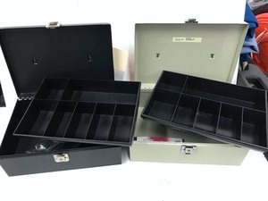 lot 331 image: (2) Money Boxes (no keys)