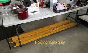 lot 356 image: Folding Table, 8 foot