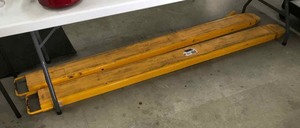 lot 357 image: 8 Foot Fork Extensions
