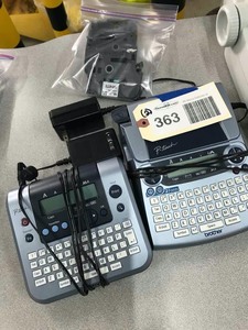 lot 363 image: (2) Brother P-Touch Label Maker