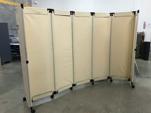 lot 367 image: Portable Partition MP10, 78 inches tall, folding