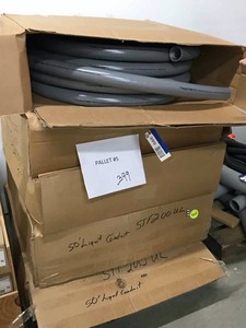 lot 399 image: Pallet  2 inch UALA Grey Liquid Tite Conduit, 50 ft per box (5)