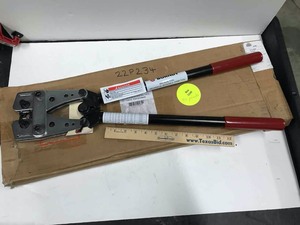 lot 418 image: Burndy MRC840AL 26 inch Crimper 8 to 40 AWG