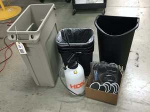 lot 433 image: Waste Recepticals, Sprayer, Furniture Slides