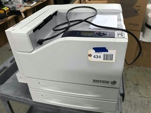 lot 434 image: Xerox Phaser 7500 Color Laser Printer (missing memory sticks)