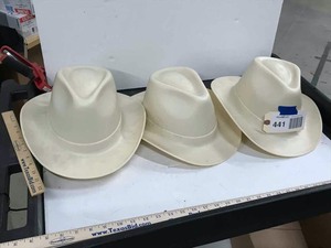 lot 441 image: (3) Vulcan Cowboy Hard Hats