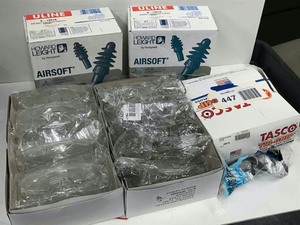 lot 447 image: Safety Glasses, Ear Plugs