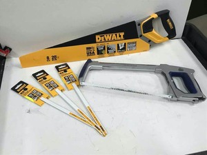 lot 448 image: Hack Saw, Blades, Hand Saw