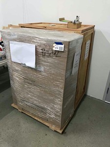 lot 476 image: (2) Sanyo Pac i mini split outdoor compressor units, 4 ton, 220v single phase inverters, panel cover