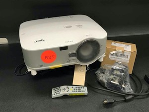 lot 498 image: NEC Model NP2250 Projector, Extra Bulb, with ceiling mount (with remote)