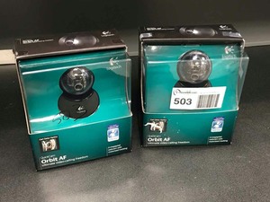 lot 503 image: (2) Logitech Quick Cam Orbit AF