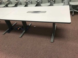 lot 519 image: Conference Table (Custom Made with Hon Materials by a local company). With Power StripWired.