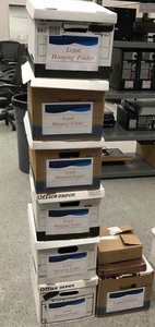 lot 543 image: (7) Boxes of Legal Hanging Folders